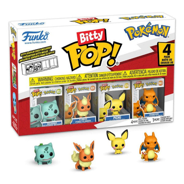 Bitty POP - Pokémon - Serie 3 - 4er Pack